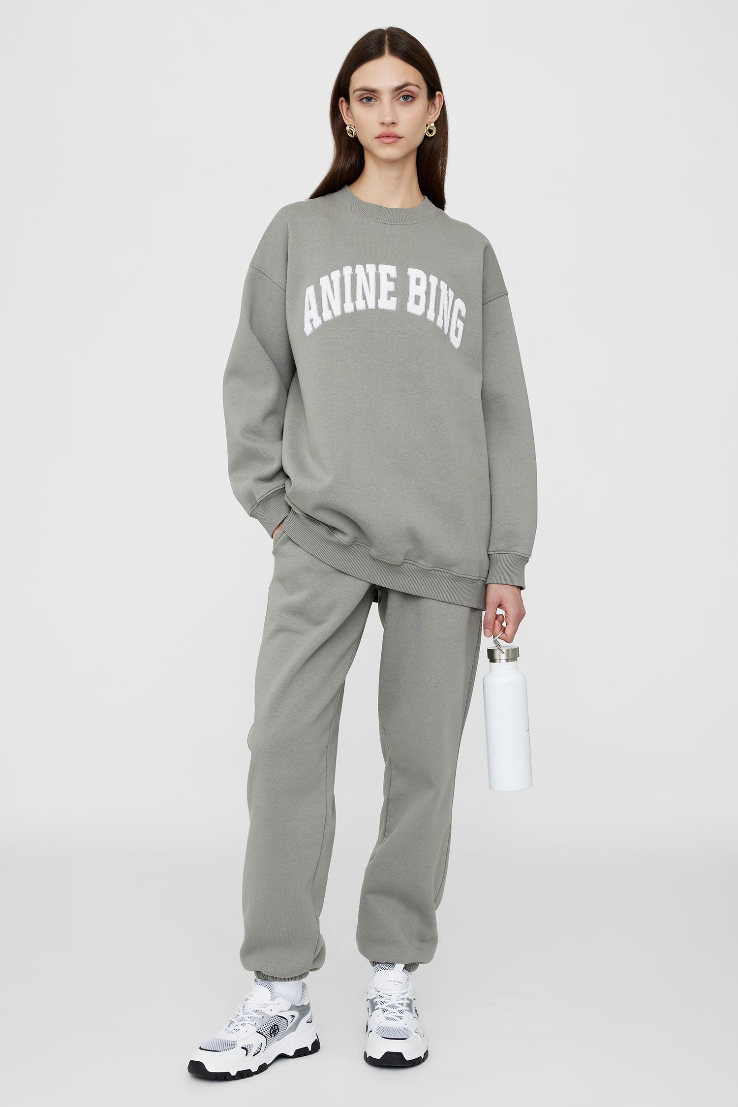 Anine Bing - Tyler Sweatshirt in Storm Grey – Blond Genius