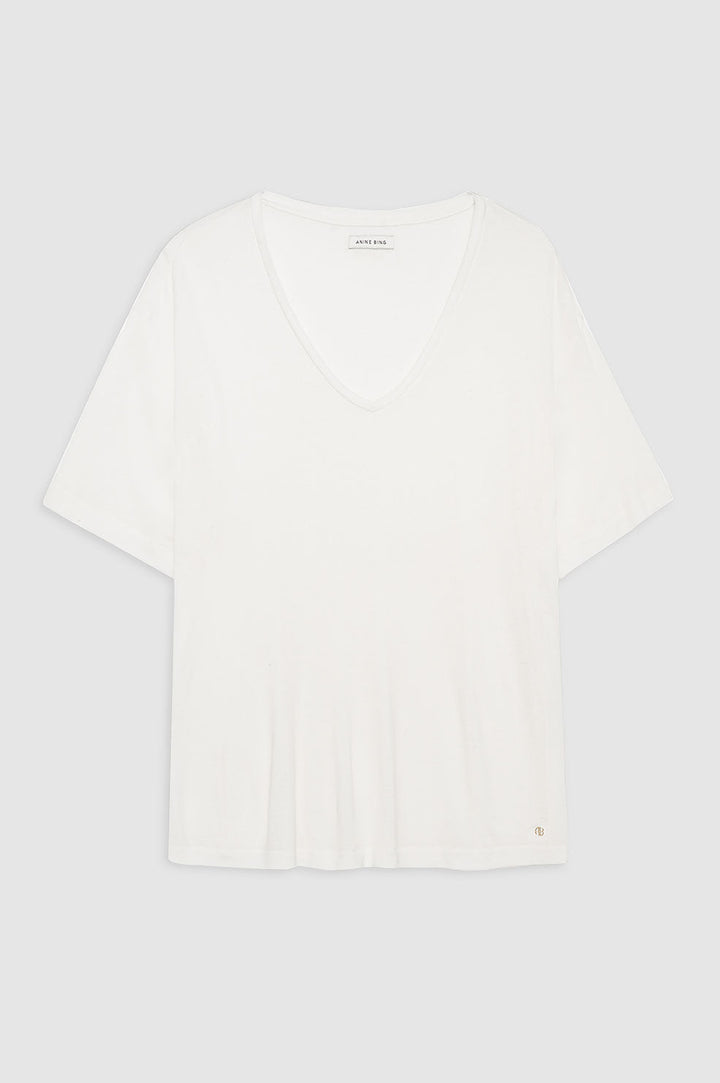 Anine Bing - Vale Tee in Off White