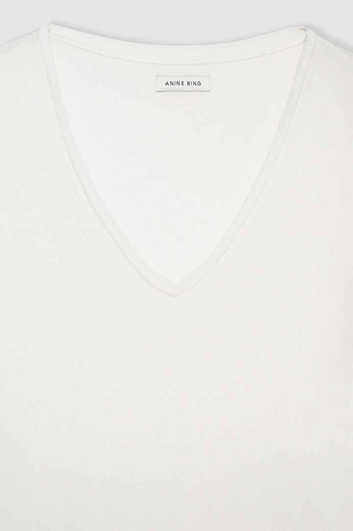 Anine Bing - Vale Tee in Off White