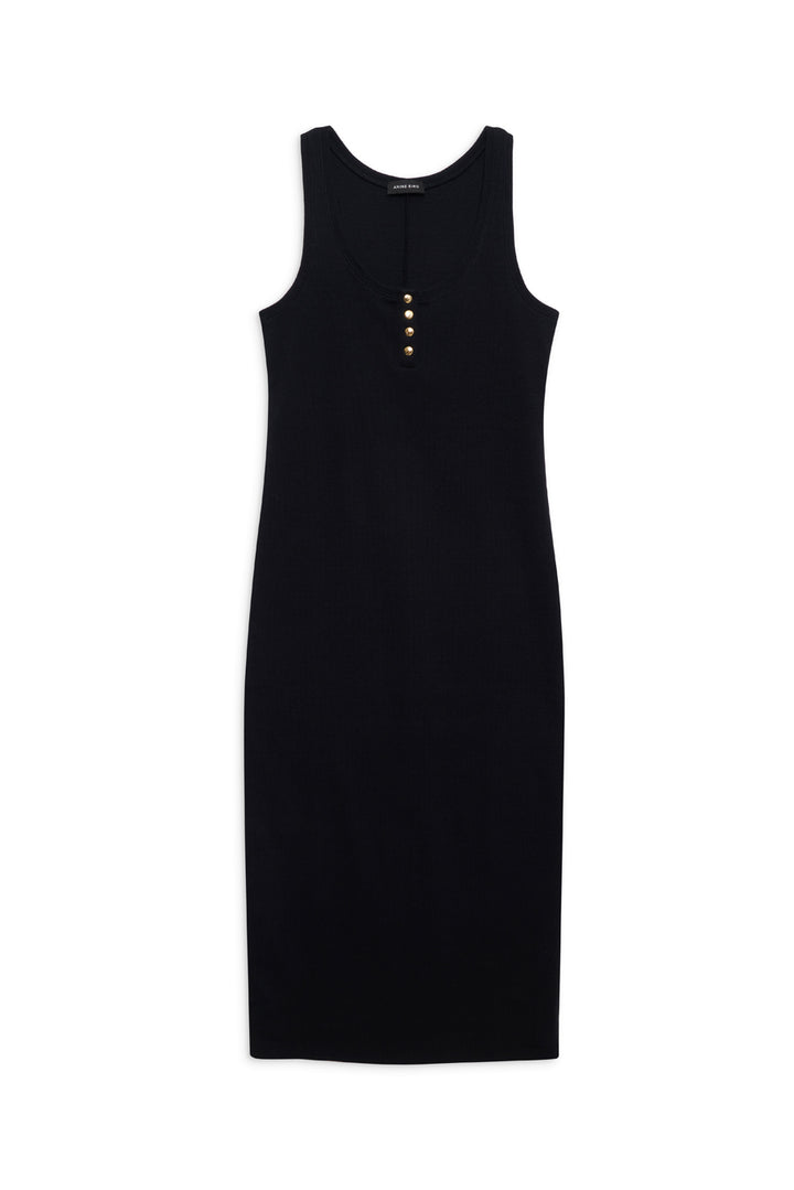 Anine Bing - Alessia Tank Midi Dress in Black