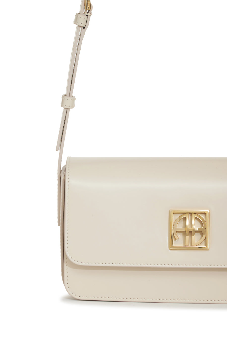 Anine Bing - Elly Crossbody Bag in High Shine Ivory