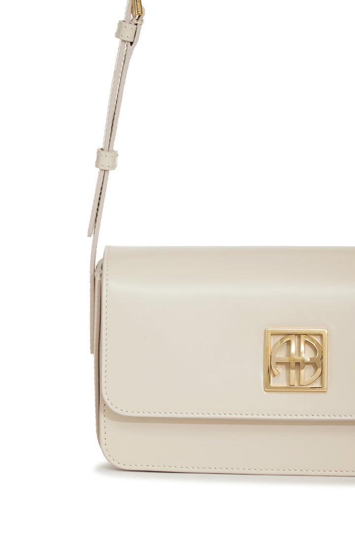Anine Bing - Elly Crossbody Bag in High Shine Ivory