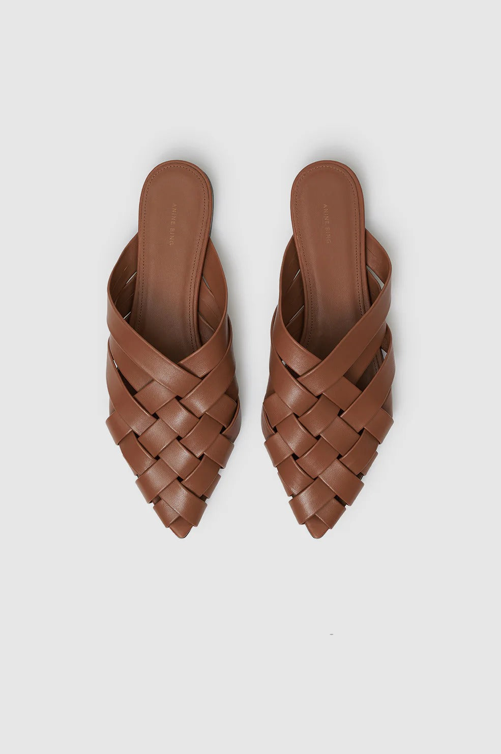 Anine Bing - Eve Flats in Cognac – Blond Genius