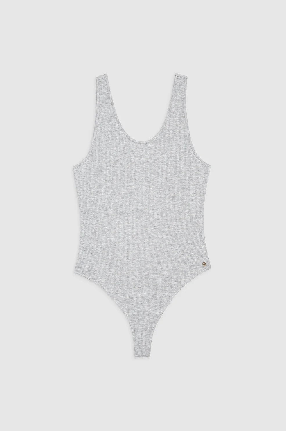 Anine Bing - Ginny Bodysuit in Heather Grey