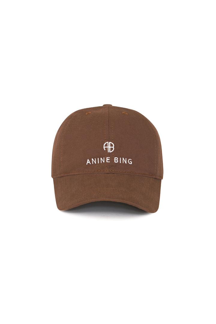 Anine Bing - Jeremy Baseball Cap in Dark Camel