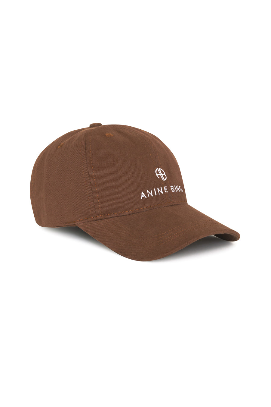 Anine Bing - Jeremy Baseball Cap in Dark Camel