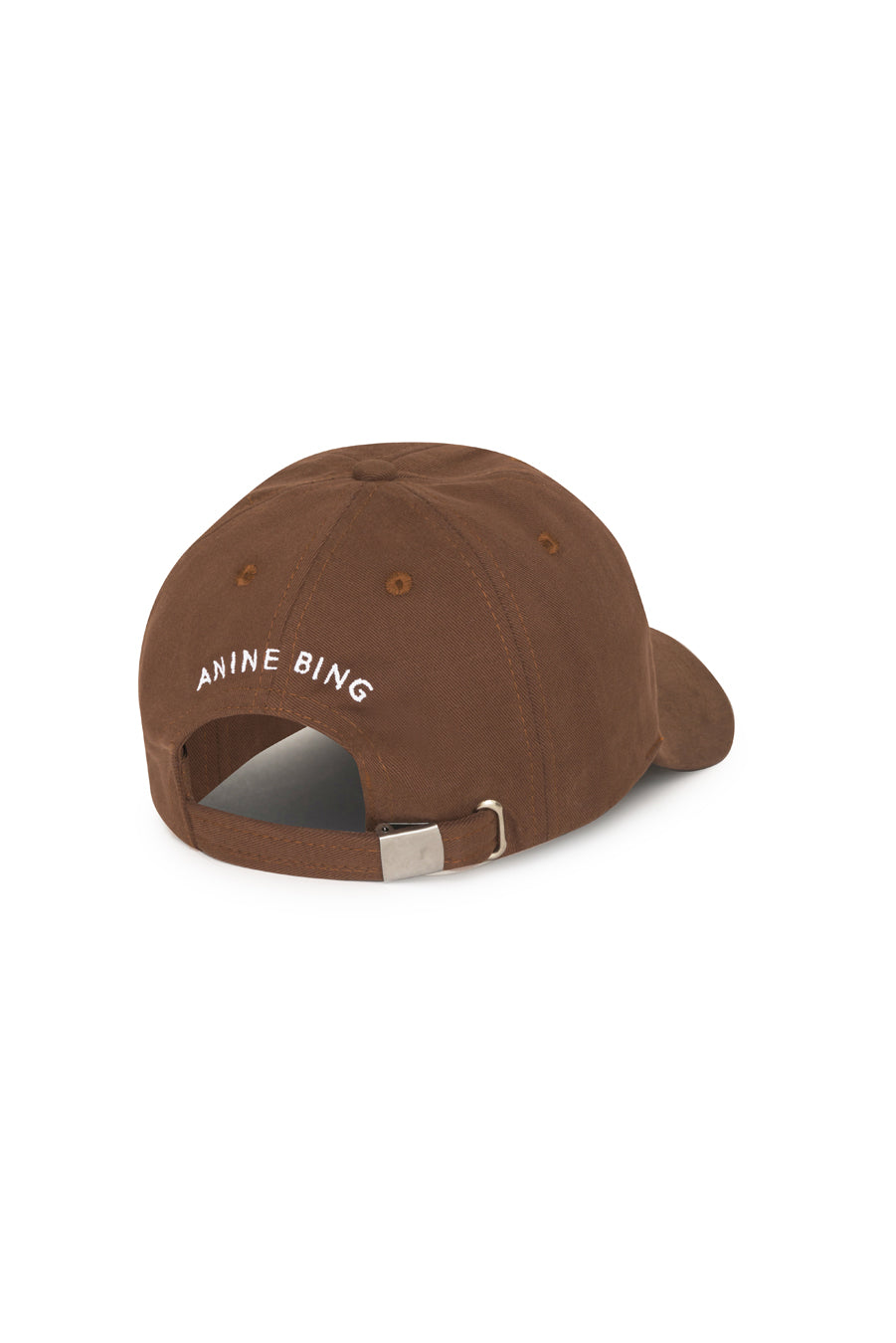 Anine Bing - Jeremy Baseball Cap in Dark Camel