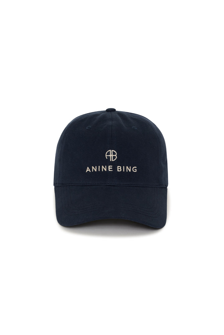 Anine Bing - Jeremy Baseball Cap in Washed Navy