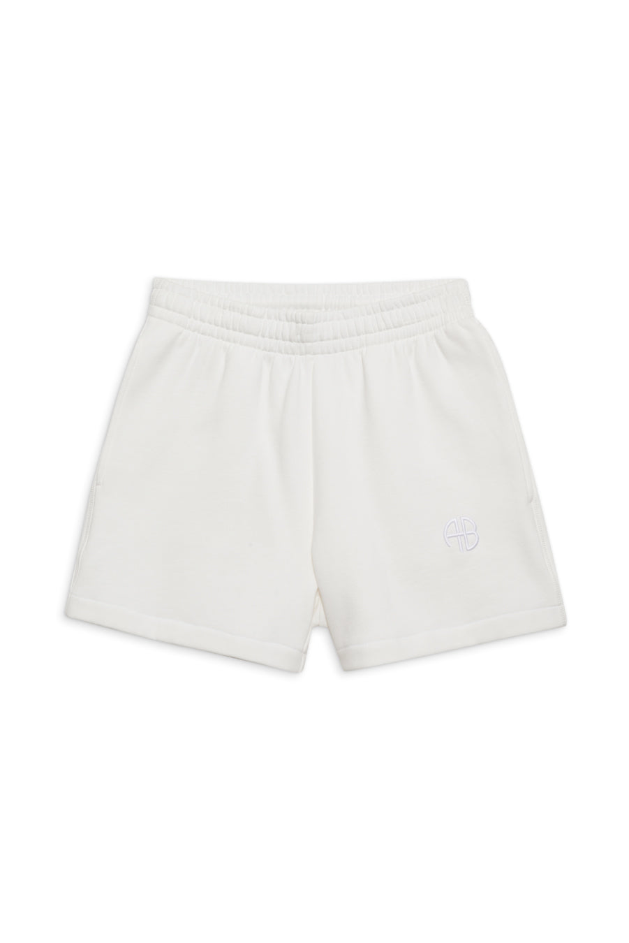 Anine Bing - Kam Short Framed Monogram in Off White