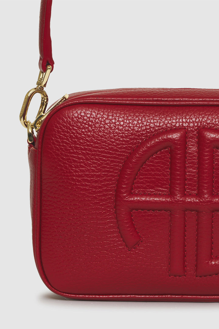 Anine Bing - Lili Bag in Red Pebbled