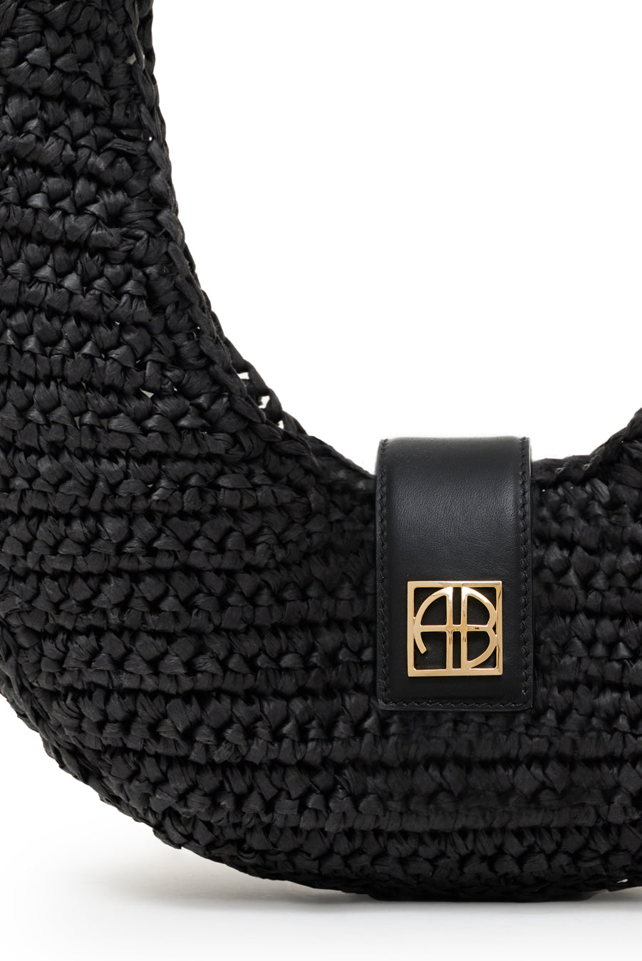 Anine Bing - Lou Bag Monogram Black – Blond Genius