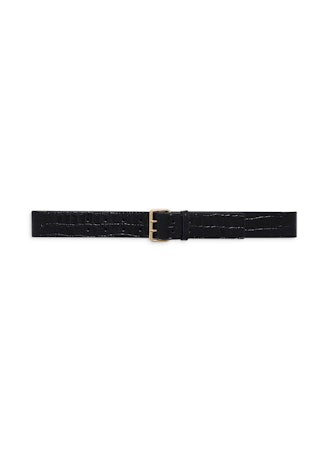 Anine Bing - Mila Belt in Embossed Black