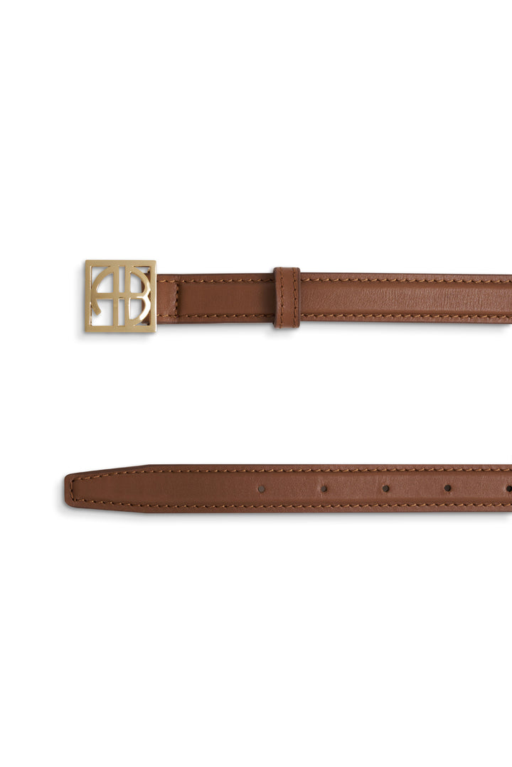 Anine Bing - Monogram Belt in Cognac