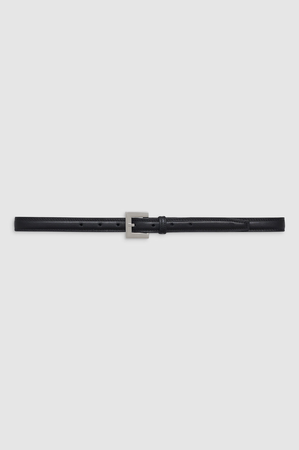 Anine Bing - Nicola Belt in Black with Silver Accessories