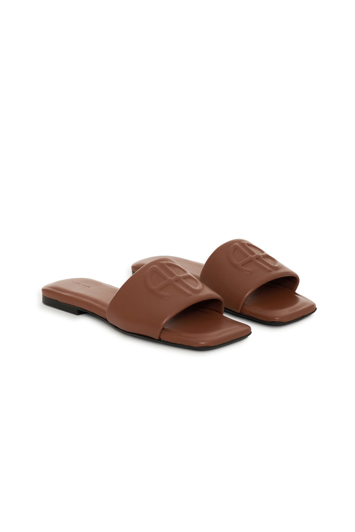Anine Bing - Ria Slides in Cognac