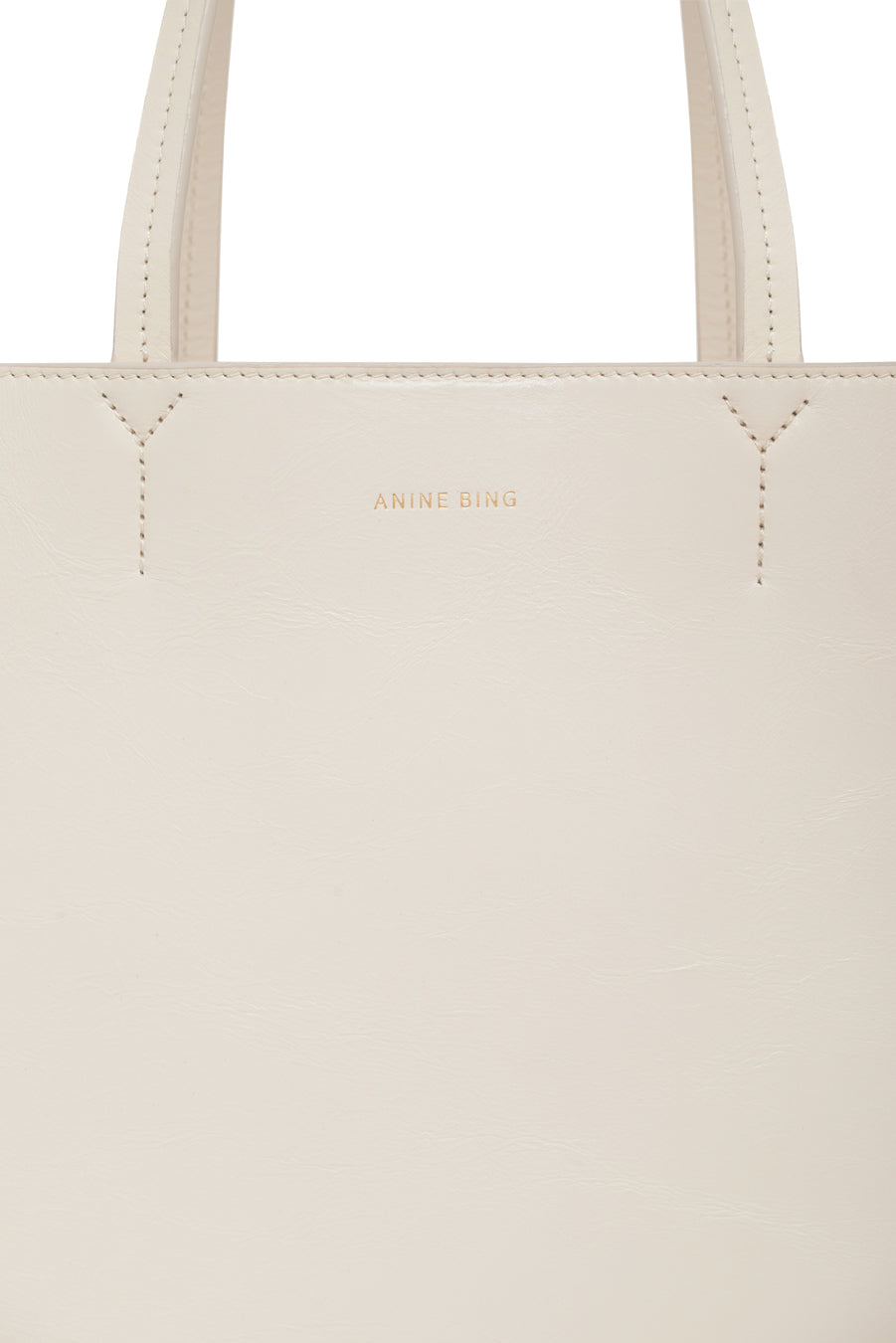 Anine Bing - Small Elly Tote in Bone