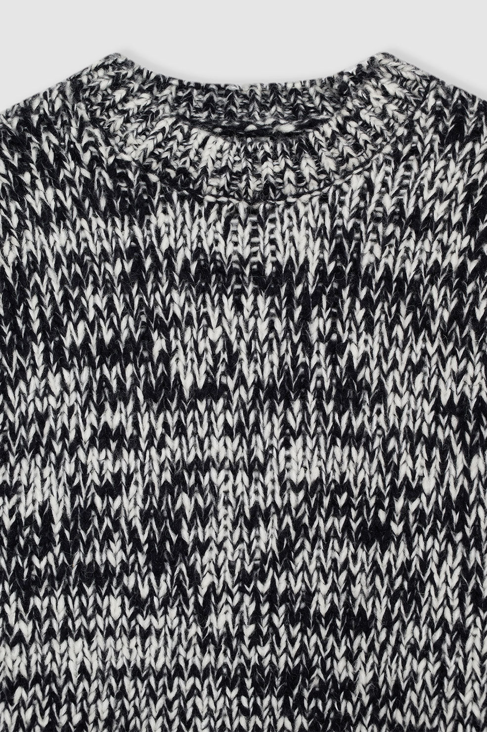 Anine Bing - Sydney Crew Sweater in Black/White
