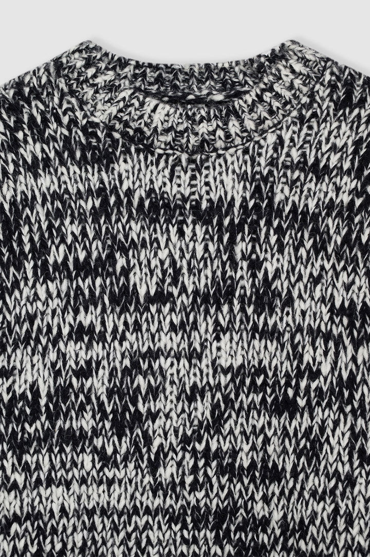 Anine Bing - Sydney Crew Sweater in Black/White