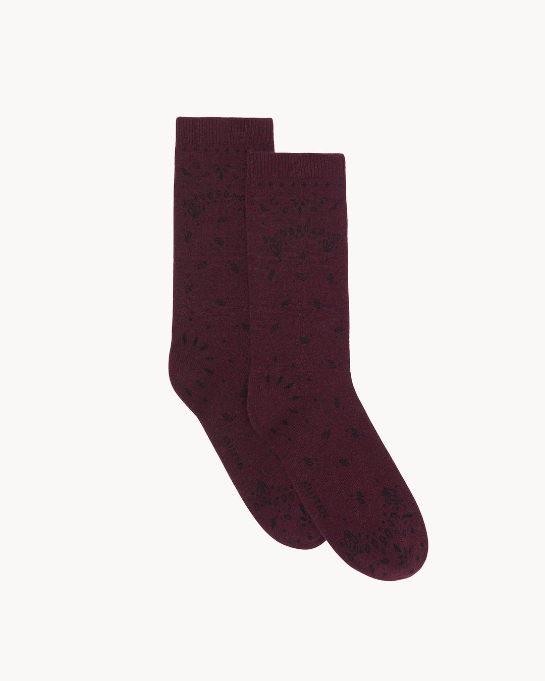 KUJTEN - Socks Sig Bandana in Bordeaux Accessories