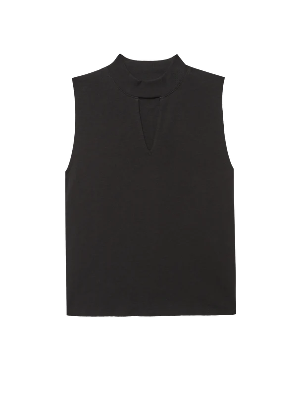 Nation LTD - Alba Mock Neck Top in Black