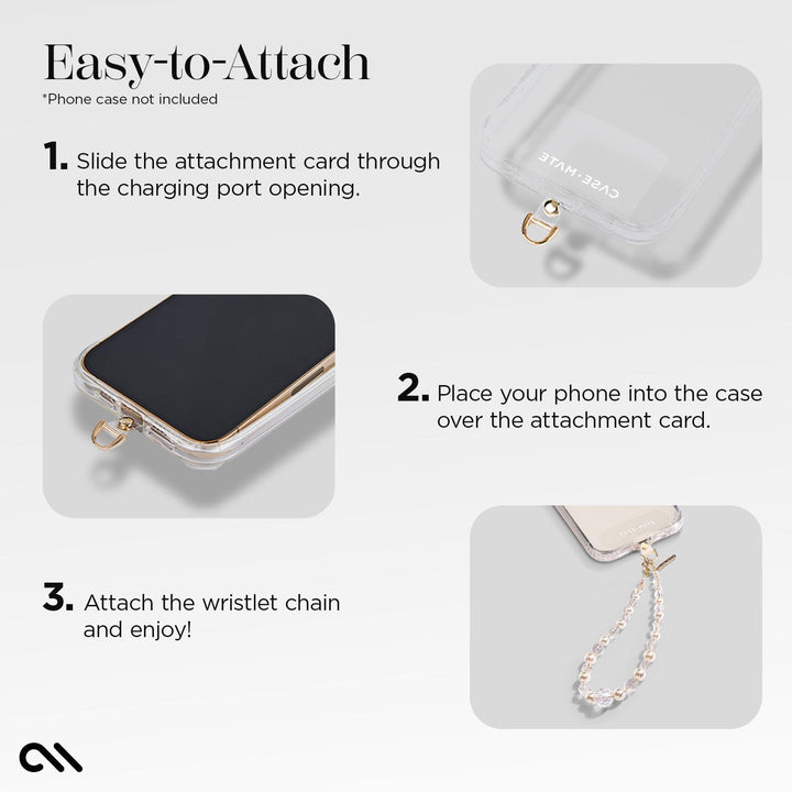 CASE MATE - Crystal Pearl Phone Charm