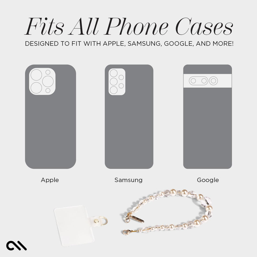 CASE MATE - Crystal Pearl Phone Charm Accessories