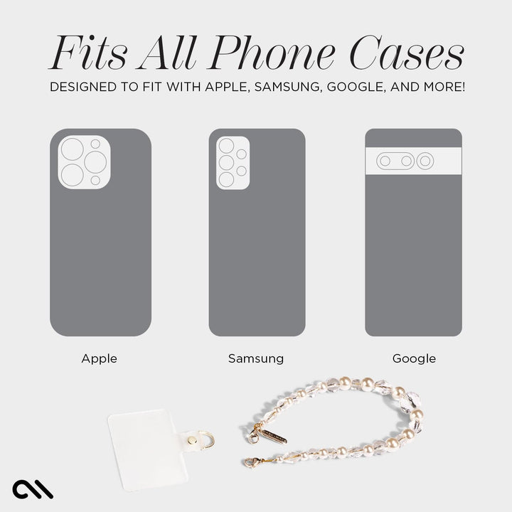 CASE MATE - Crystal Pearl Phone Charm Accessories