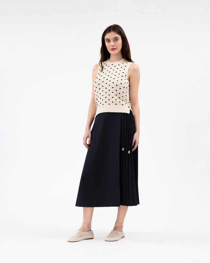 Tanya Taylor - Avril Knit in Cream and Black