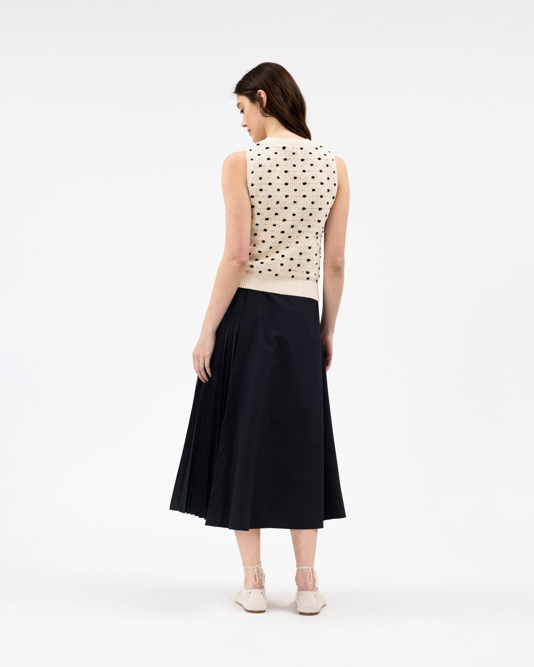 Tanya Taylor - Avril Knit in Cream and Black
