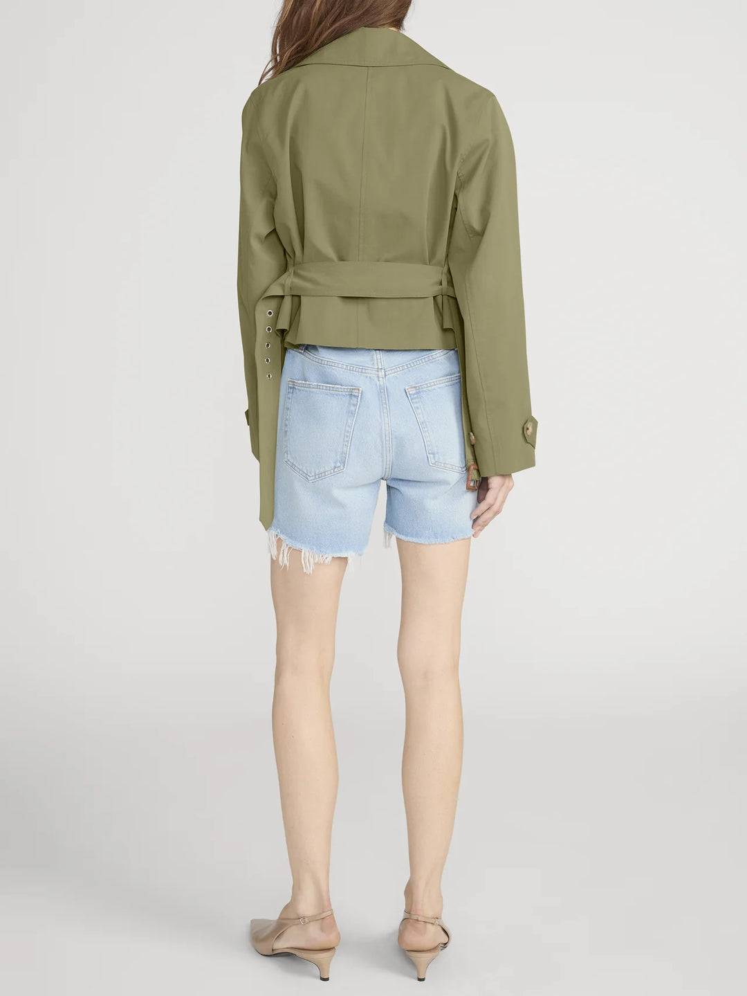 FRAME - The Everyday Short in Swindle Denim Shorts
