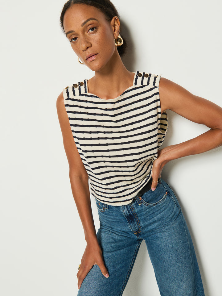 Nation - Bettina Tank in Night Sky Stripe
