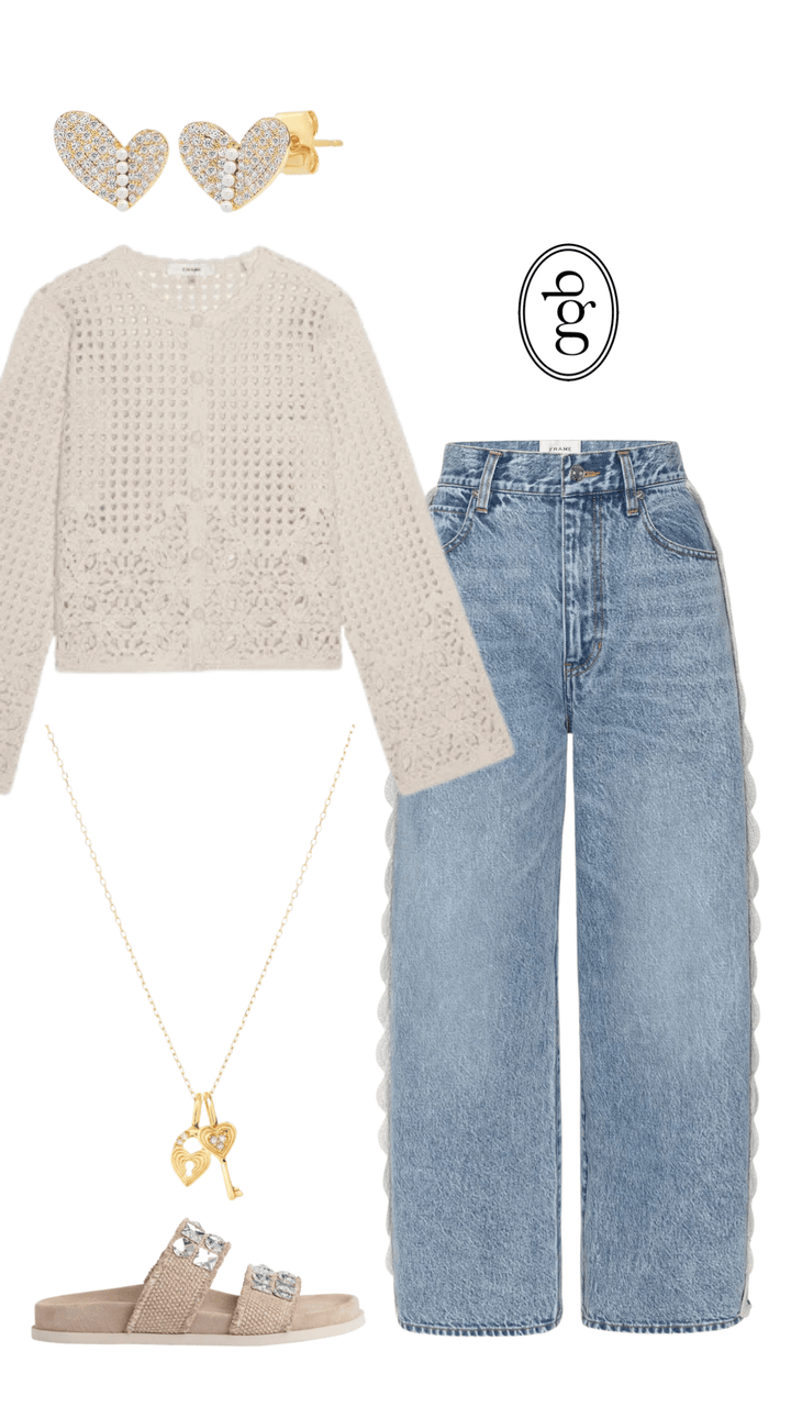 FRAME - The Postcard Cardi In Cream Cardigans