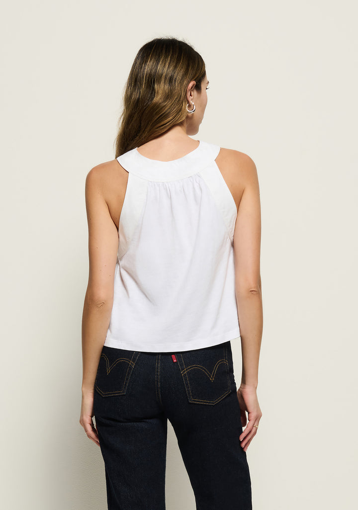 NATION LTD - Bibi Halter Top in White Tops