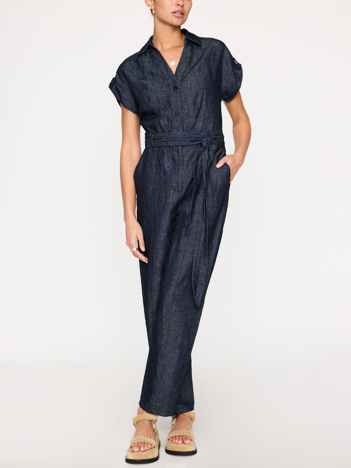BROCHU WALKER - Banks Jumpsuit in Indigo