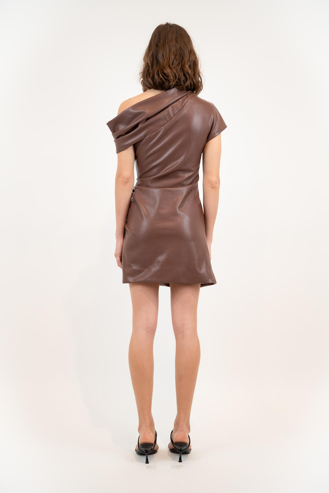 SIMKHAI - Nordi mini Dress in Coffee Blond Genius SIMKHAI - Nordi mini Dress in Coffee Blond Genius