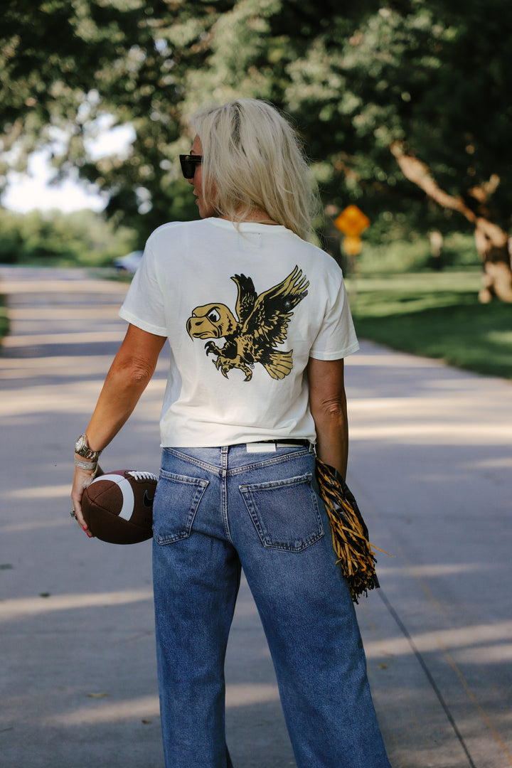Iowa Washed Tee in Antique White (BL903-BLIWA1627A-AWH)