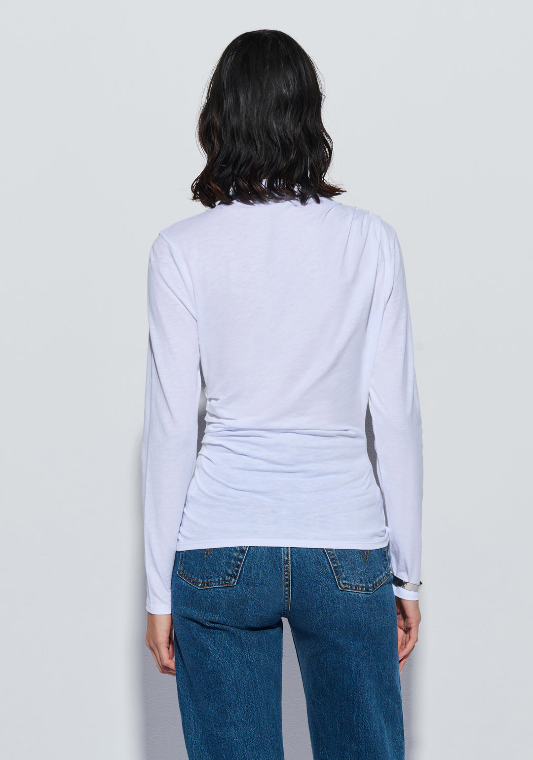 NATION LTD - Charlotte Asymmetric Top in White
