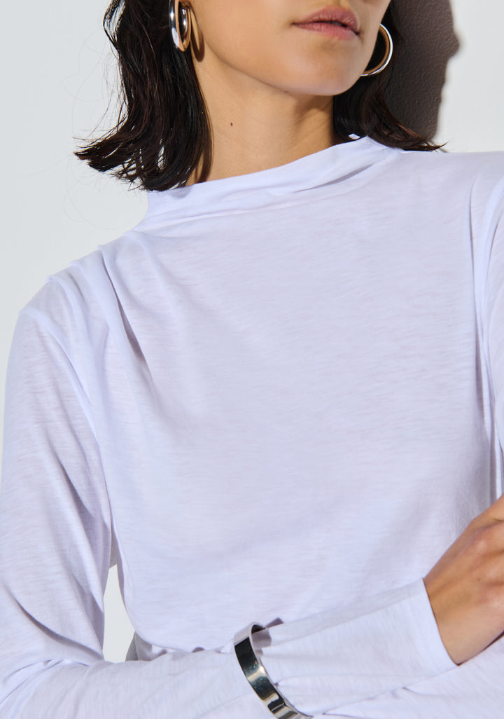 NATION LTD - Charlotte Asymmetric Top in White