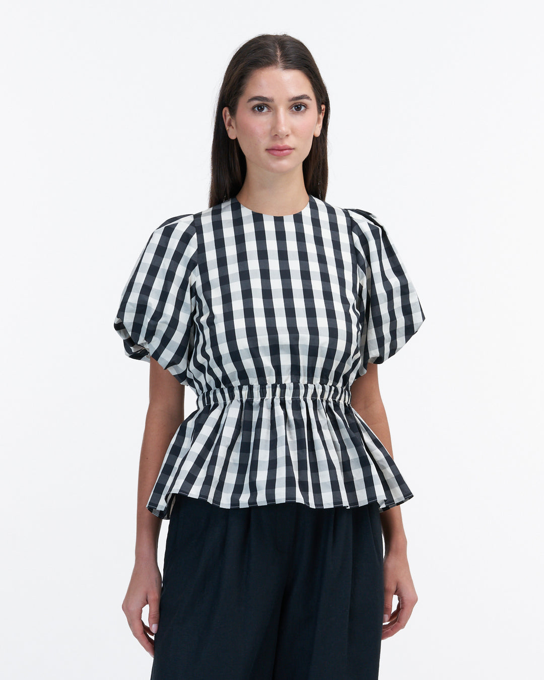 Tanya Taylor - Chelsey Top in Black and White Tops