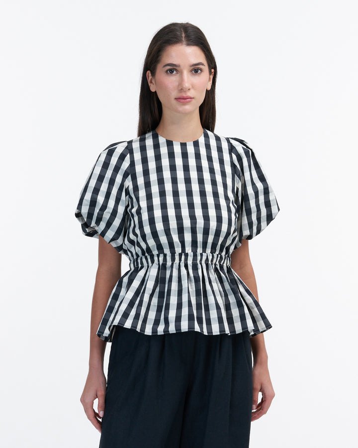 Tanya Taylor - Chelsey Top in Black and White Tops