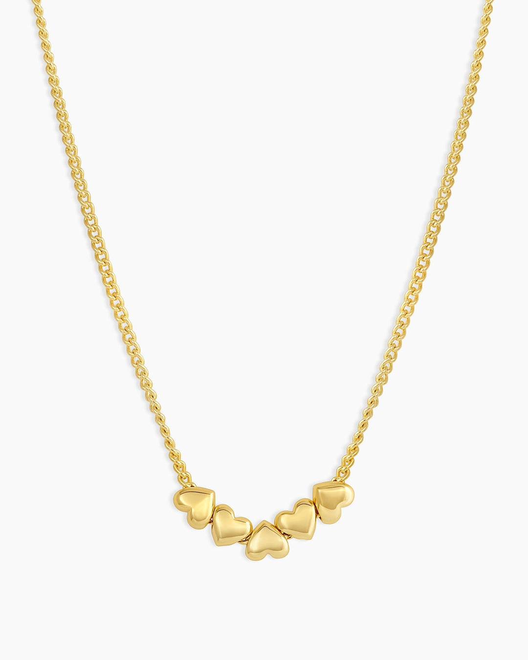 Gorjana - Lou Heart Necklace in Gold