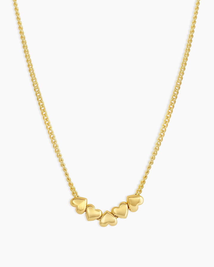 Gorjana - Lou Heart Necklace in Gold