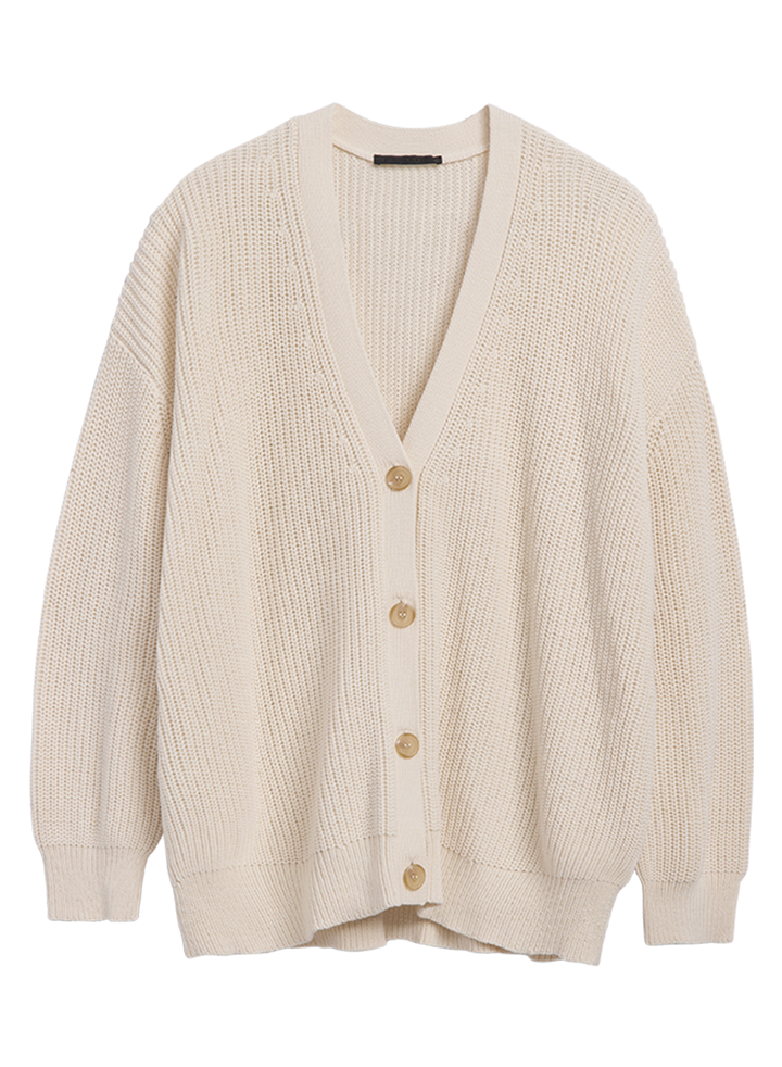 JENNI KAYNE - Cotton Cocoon Cardigan in Ivory