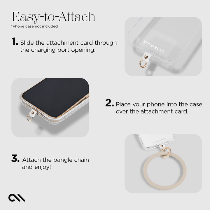 CASE MATE - Phone Bangle in Midnight Black