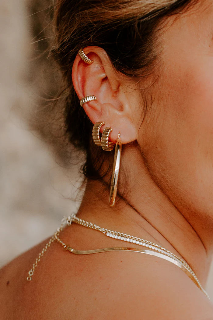 Joy Dravecky - Gigi Hoop in Gold