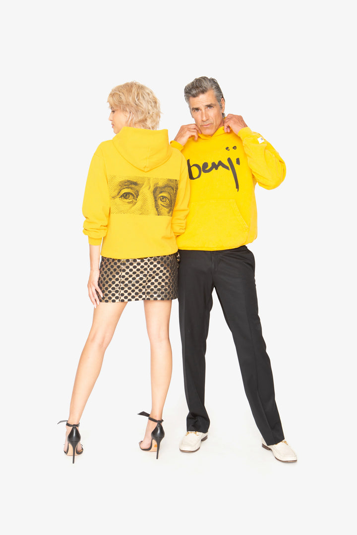 Cloney - Benji Hoodie Sweatshirt in Yellow
