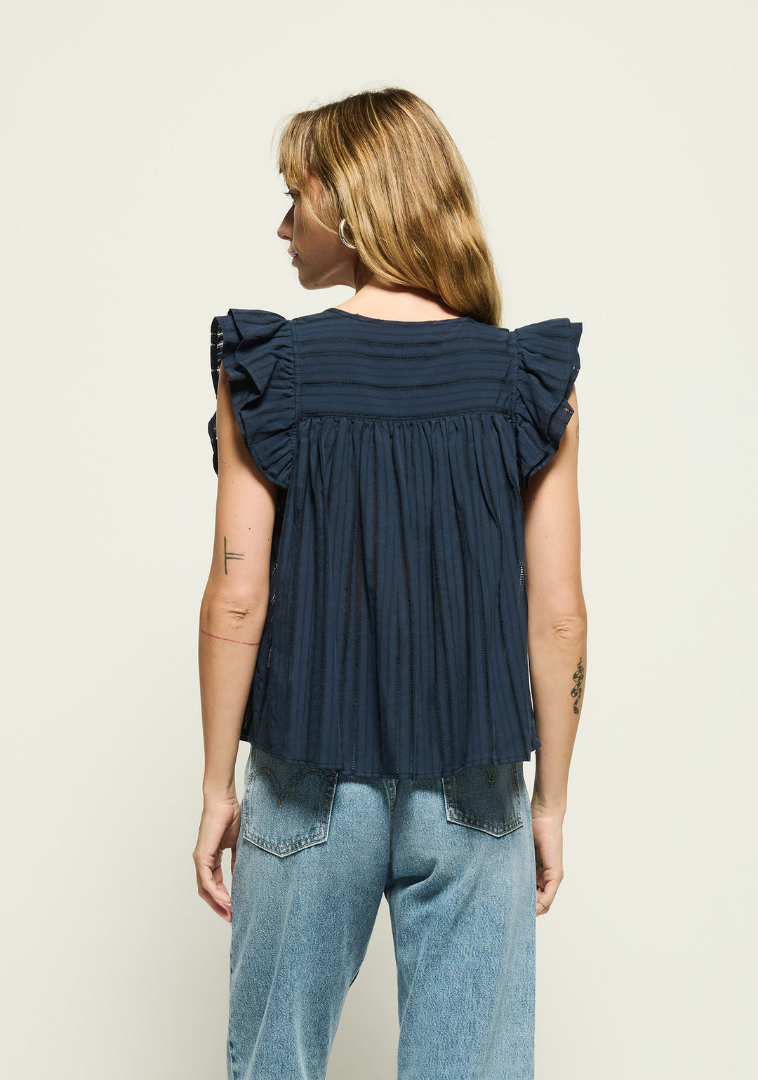 Nation Ltd - Claudia Top in Night Sky