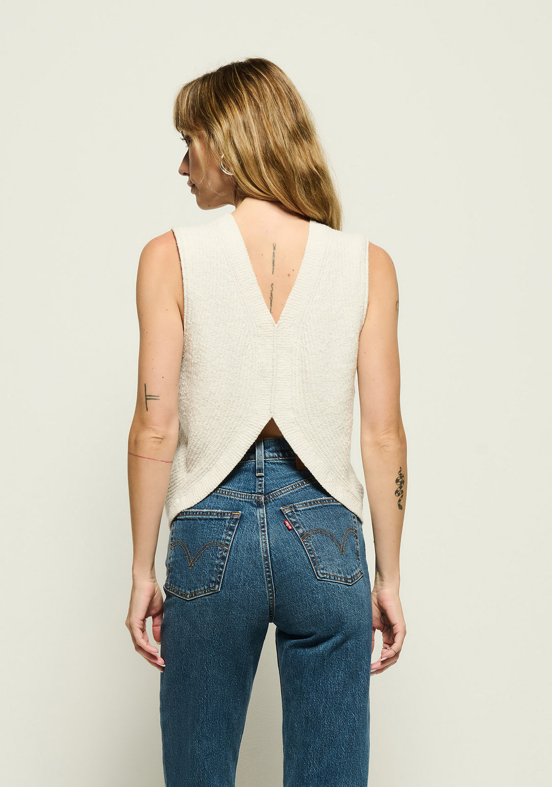 Nation Ltd - Eliza Sweater in Porcelain