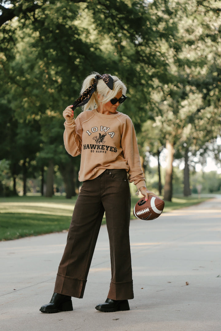 Iowa Terry Sweatshirt Vintage Camel (BL947-BLIWA625C-VC)
