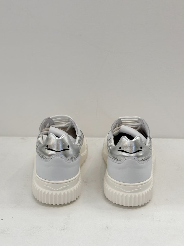 Voile Blanche - Lipari Sneaker in Metal Grey/White